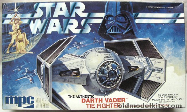 MPC Darth Vader Tie Fighter Star Wars, 1-1915 plastic model kit